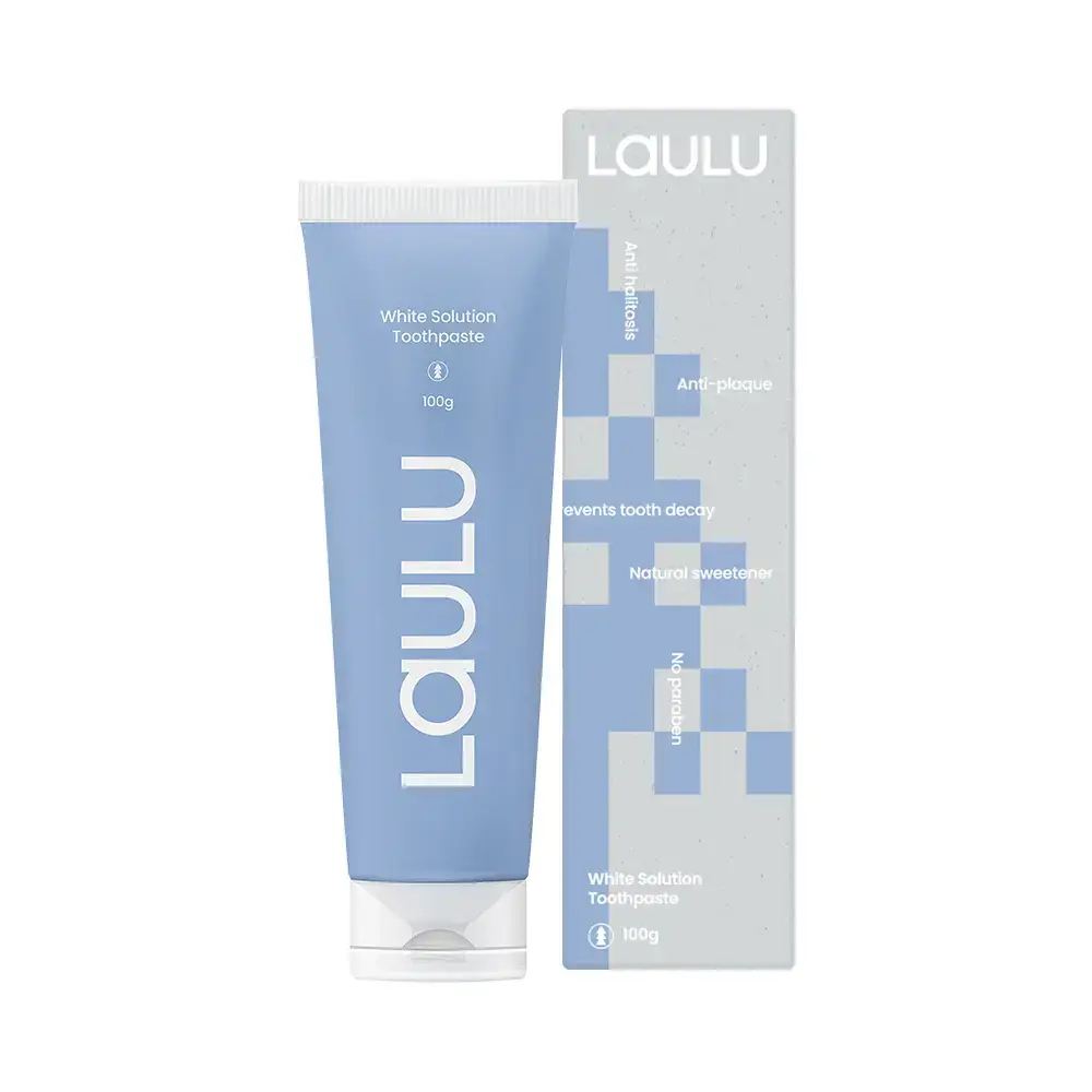 [무불소] 라울루 화이트 솔루션 플러스투 치약 100g